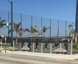 Palm Tran baseball stop. Palm Tran baseball stop.