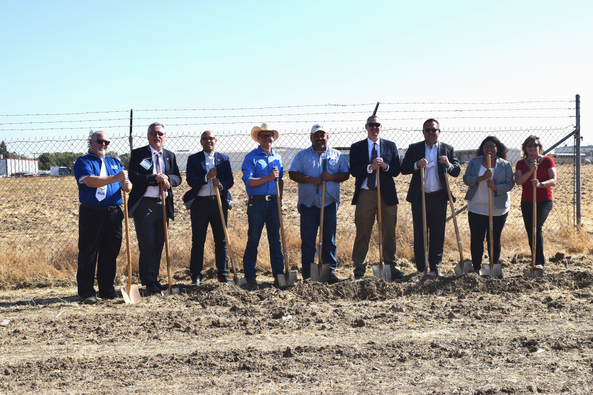TJPA and MCAG host groundbreaking on new transit operations and maintenance facility.
