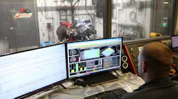 Computerized dynamometer to help in the development of new products.