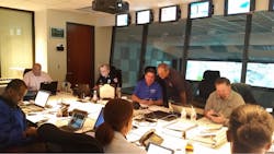 &apos;The CEO, Chief Officers representing Operations, Police, Customer Service, Safety and Media are all here at Houston TranStar ensuring we keep you safe on our system as #HurricaneHarvey affects the Houston area.&apos; - Houston Metro/Facebook