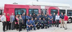 MTS Bus managers, administration staff and mechanics at the Kearny Mesa Division.