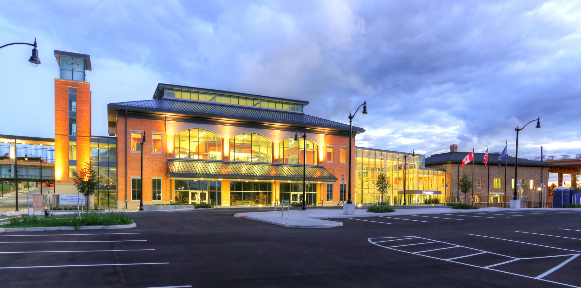 Niagara Falls Amtrak Station.