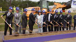 Groundbreaking on the Purple Line light rail project.