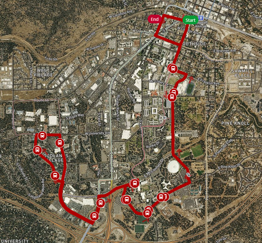 Mountain Link detour.