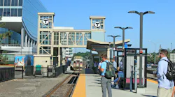 Boston rail station.