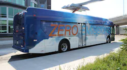 The New Flyer zero emission buses.