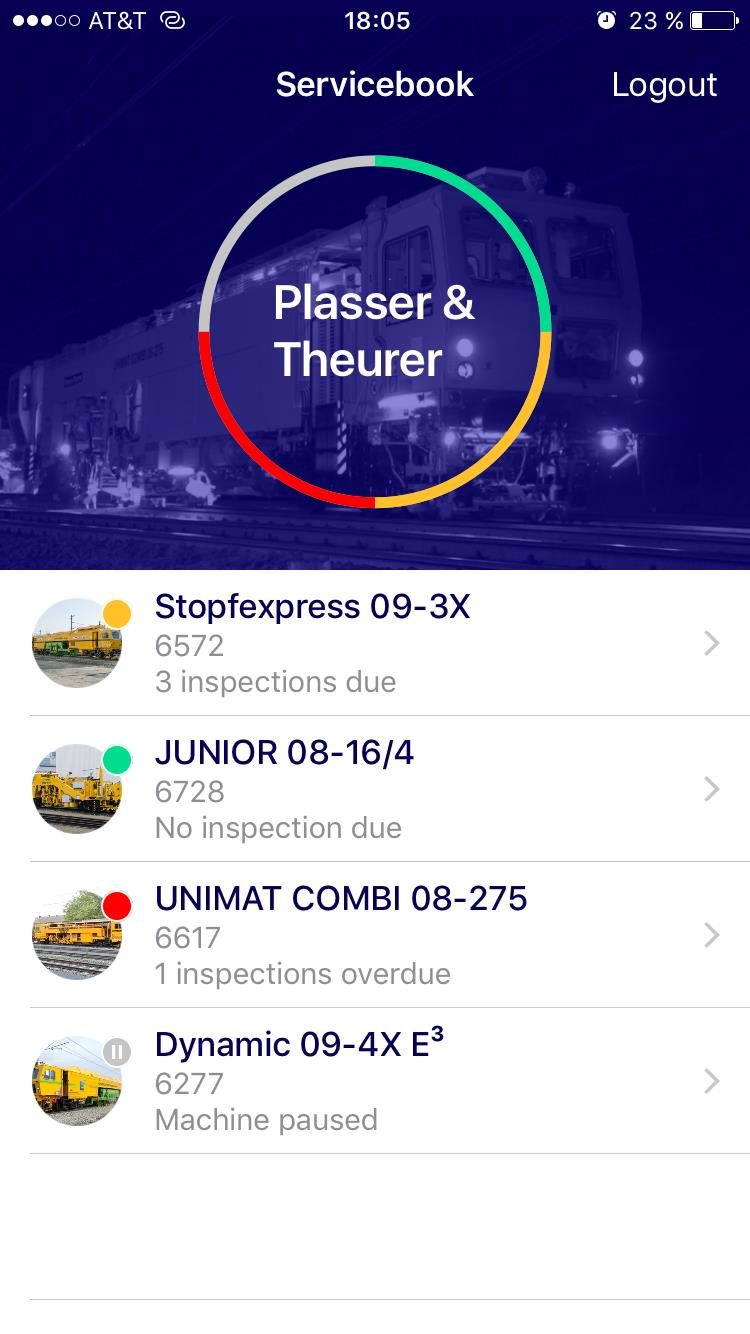 The PlasserMachineMaintenanceGuide (PMG) will replace conventional paper service booklets.