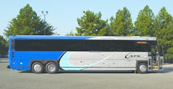 CATS new commuter coach. CATS new commuter coach.