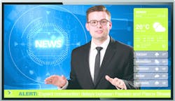 An infotainment display can provide riders with system alerts and update, and other useful information such as weather forecasts, recorded local news broadcasts, or GPS- or time-triggered advertising. An infotainment display can provide riders with system alerts and update, and other useful information such as weather forecasts, recorded local news broadcasts, or GPS- or time-triggered advertising.