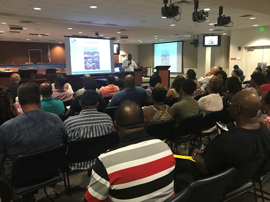 Clinton Forbes at Town Hall.