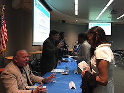 Members of a BART panel answer questions after a Measure RR Kick-off Event. Members of a BART panel answer questions after a Measure RR Kick-off Event.