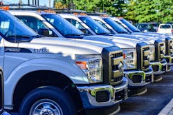 NJ Transit trucks. NJ Transit trucks.