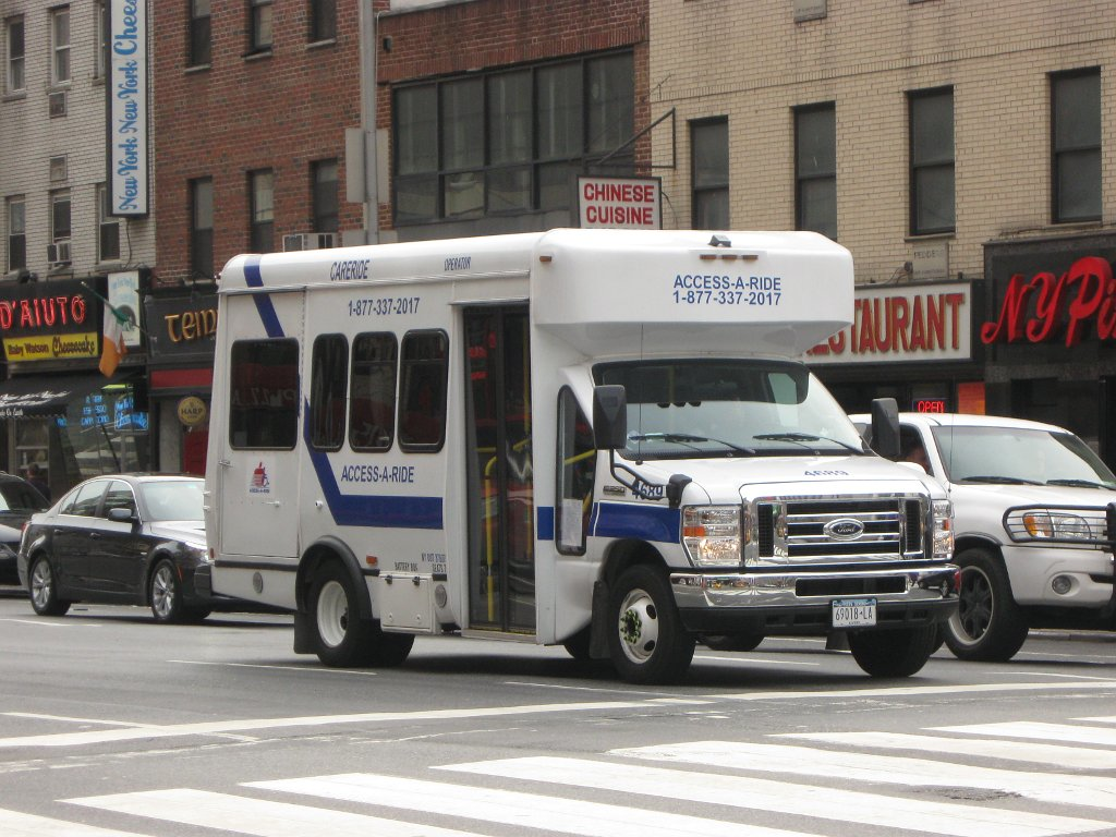 New York City Access A Ride paratransit van 59cd039247892