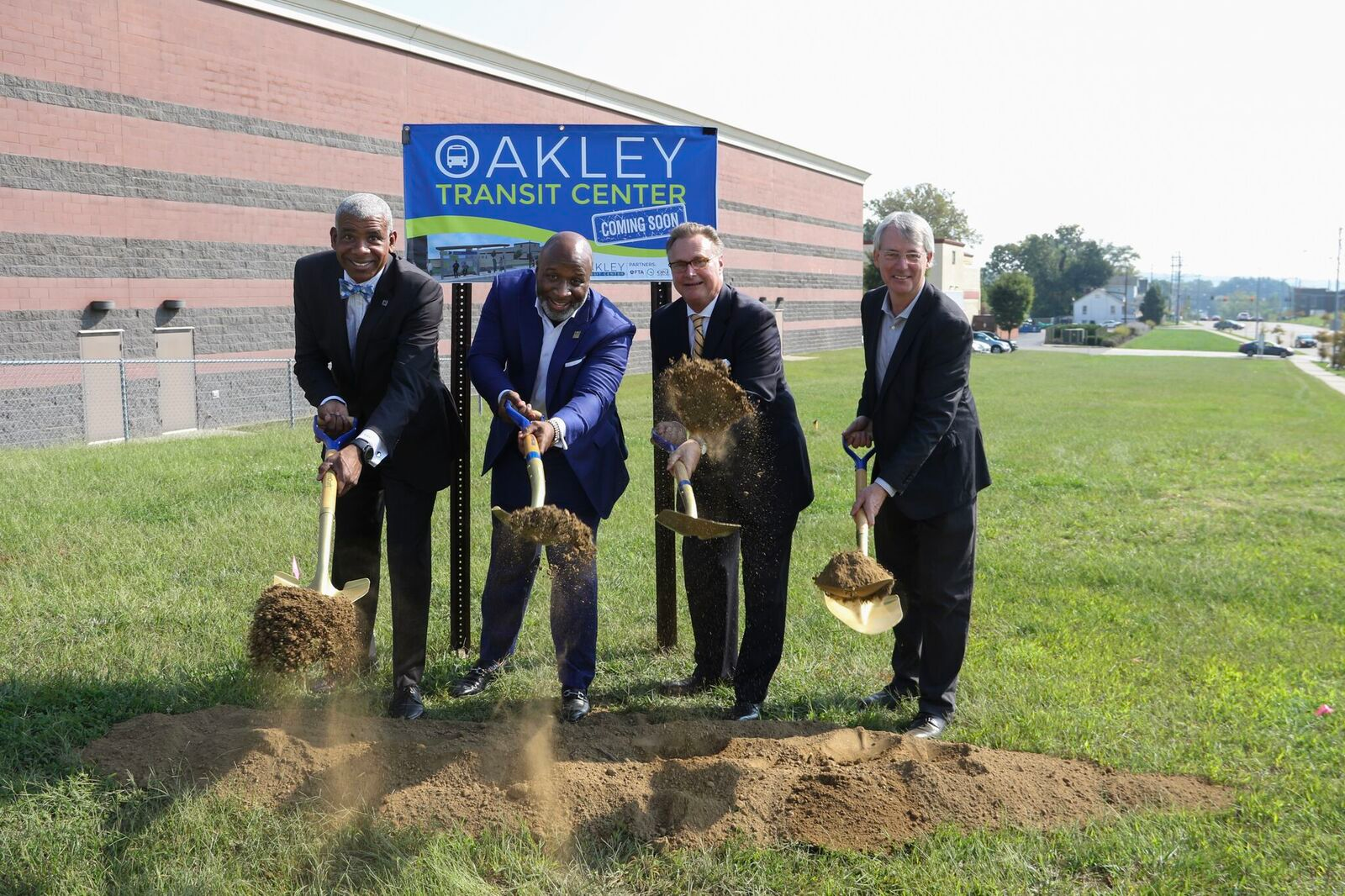 Oakley Transit Center groundbreaking.
