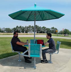 Sombra Shade table. Sombra Shade table.