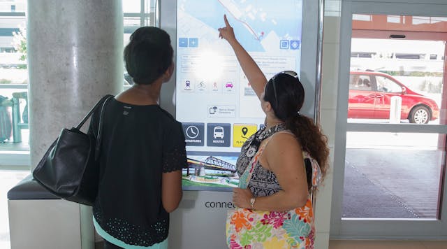 Connectpoint Interactive Touchscreen Kiosk.