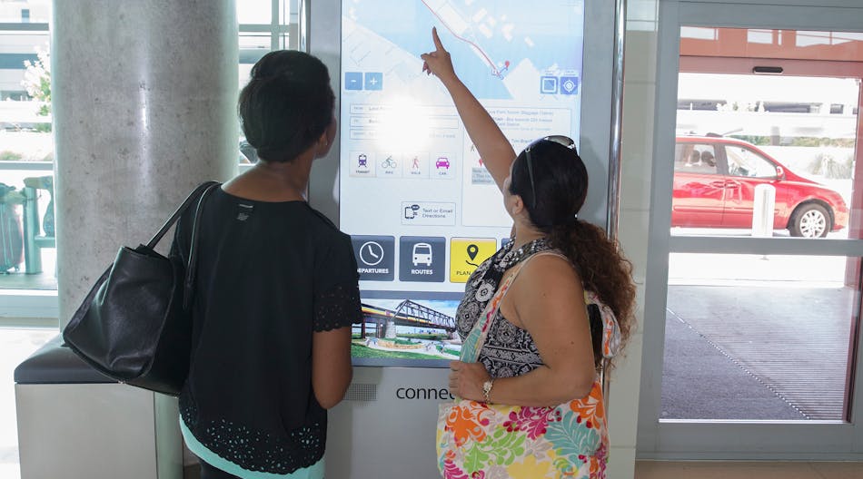 Connectpoint Interactive Touchscreen Kiosk.