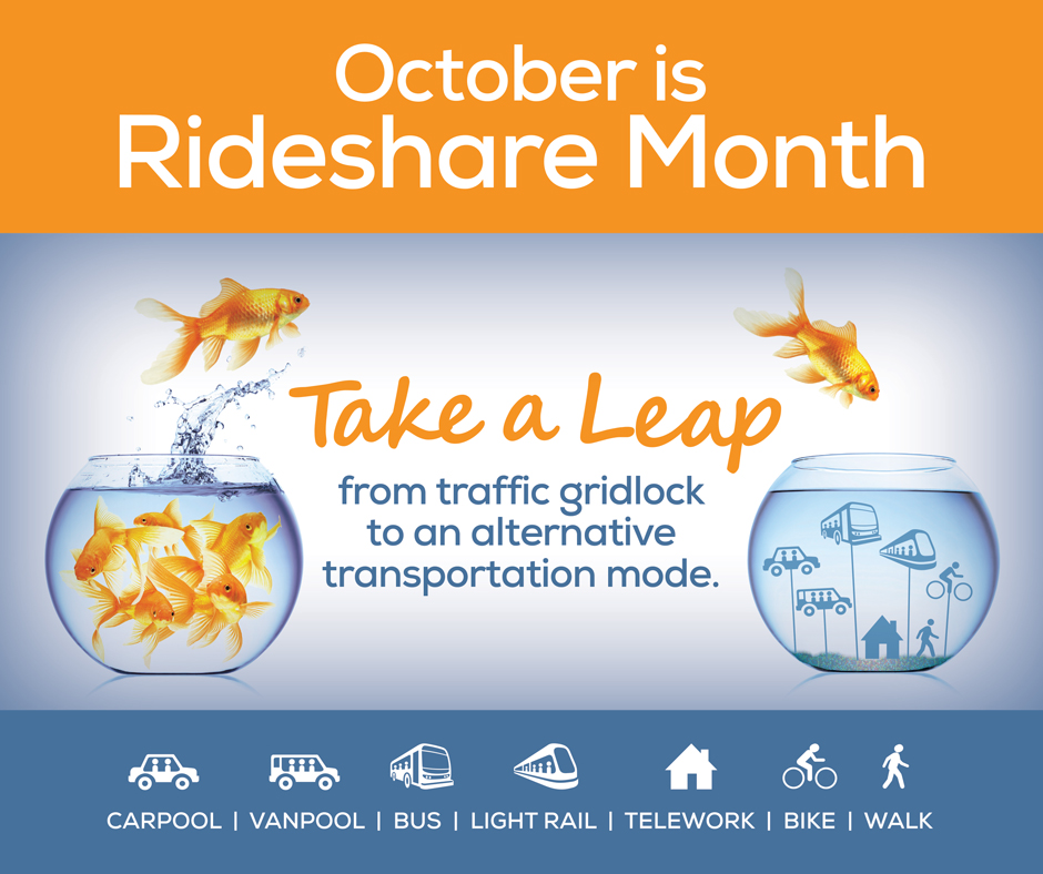 October is rideshare month.