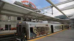 RTD rail line.