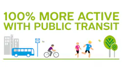 STM highlights benefits of public transit.