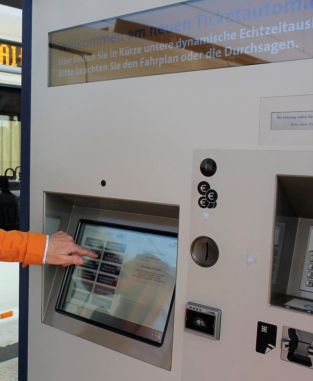 moBiel ticket vending machines.