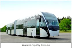 Van Hool ExquiCity tram-bus. Van Hool ExquiCity tram-bus.
