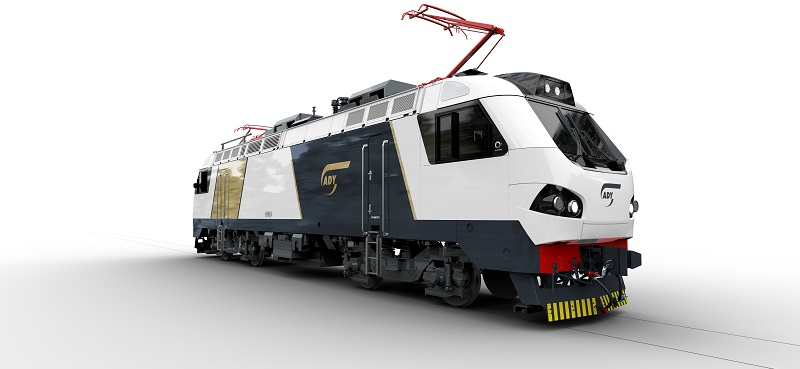 Prima M4 passenger locomotive rendering.