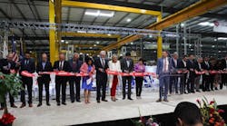 The Bipartisan group of officials and senior BYD executives participate the ribbon-cutting ceremony. The Bipartisan group of officials and senior BYD executives participate the ribbon-cutting ceremony.