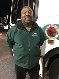 TransIT fixed route driver Chris Wilson. TransIT fixed route driver Chris Wilson.