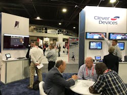 Clever Devices spotlighted multiple solutions at APTA Expo. Clever Devices spotlighted multiple solutions at APTA Expo.