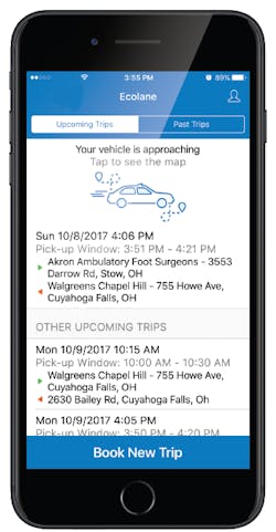 Ecolane Mobile App. Ecolane Mobile App.