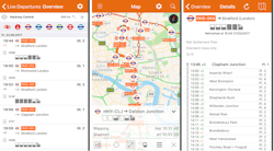 Whether live departures, interactive live map or train details: With HAFAS, the flow of real-time information from control room to frontline teams to passengers has improved significantly. The train loadweigh is visible in each of the screenshots above.