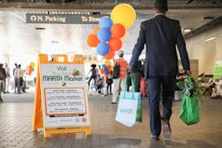 Fresh MARTA Markets are currently available at West End, H.E. Holmes, College Park and Five Points MARTA stations. Fresh MARTA Markets are currently available at West End, H.E. Holmes, College Park and Five Points MARTA stations.