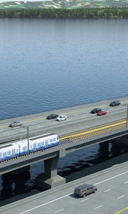 I-90 floating track bridge.