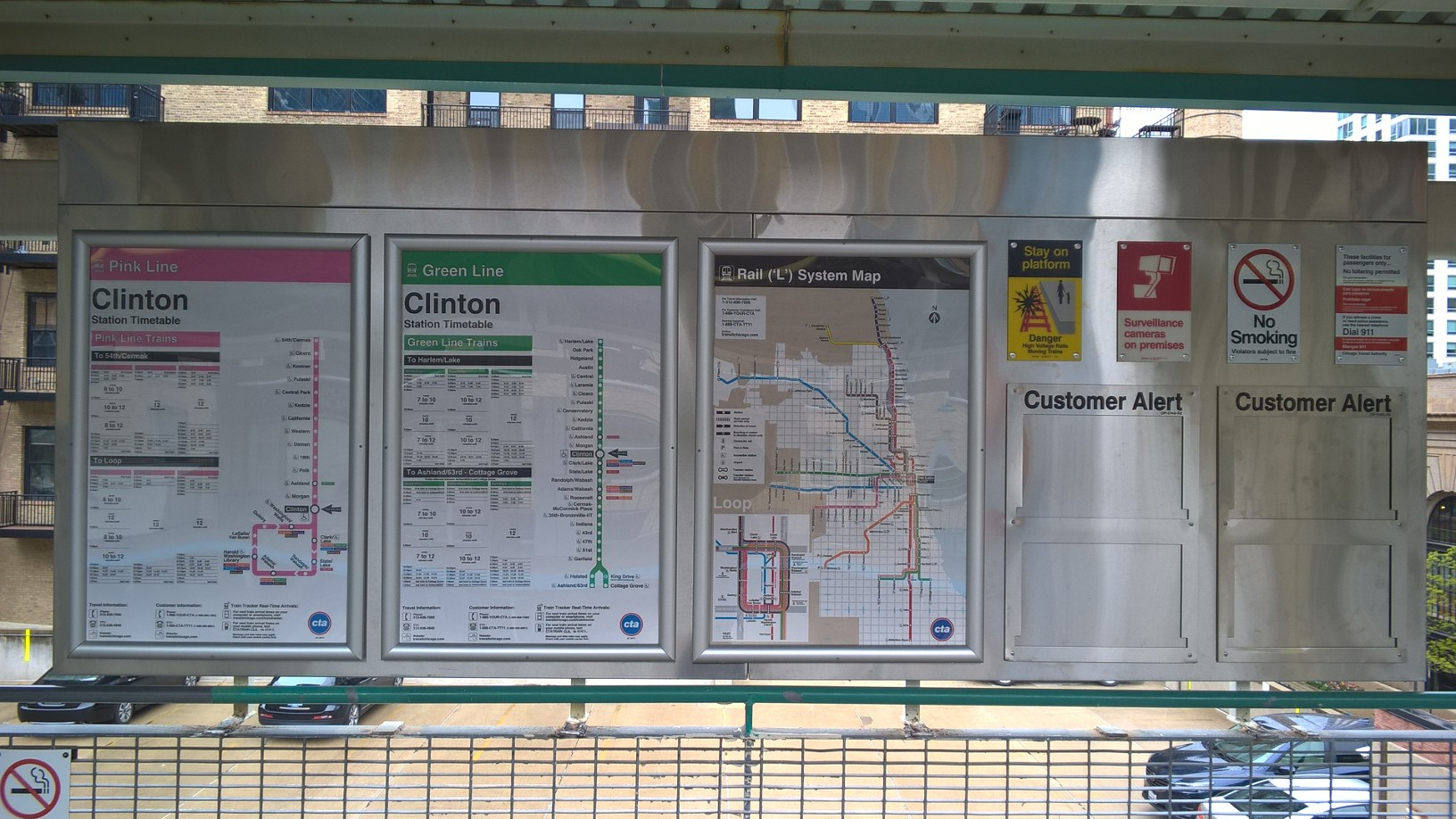 New Spring 2017 installation at Clinton Green Line.