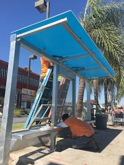 Tolar shelters in Santa Ana. Tolar shelters in Santa Ana.