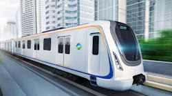 Rendering of the Rapid Transit Transport System of the Shanghai Pudong International Airport.