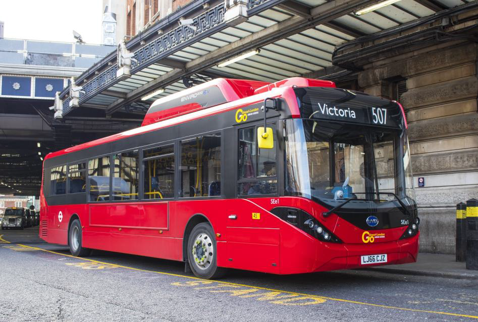 Londoners saved from 900 tonnes of CO2 by BYD ADL electric bus fleet.