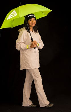 TriMet encourages riders and pedestrians to wear bright colors when it's dark to be easier to see in the dark. TriMet encourages riders and pedestrians to wear bright colors when it's dark to be easier to see in the dark.