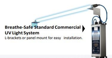 Breathe Safe Standard Commercial UV Light System SanUVaire 59fb4cc704c3a