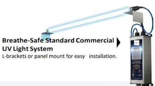 Breathe Safe Standard Commercial UV Light System SanUVaire 59fb4cc704c3a