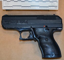 Gun recovered by Metro Transit Police Officers. Gun recovered by Metro Transit Police Officers.