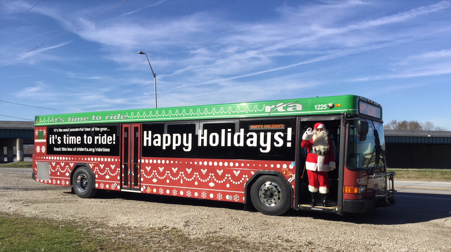 RTA Kicks Off Annual Holiday Bus Tour in Dayton Children’s Parade