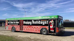 Greater Dayton Regional Transit Authority holiday bus.