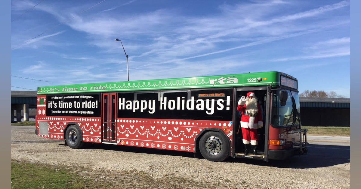 RTA Kicks Off Annual Holiday Bus Tour in Dayton Children’s Parade