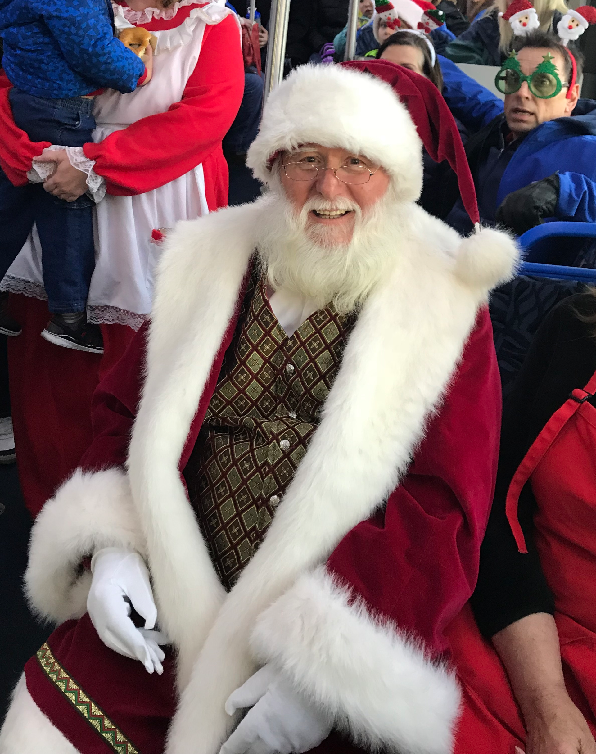 Santa on Laketran bus.