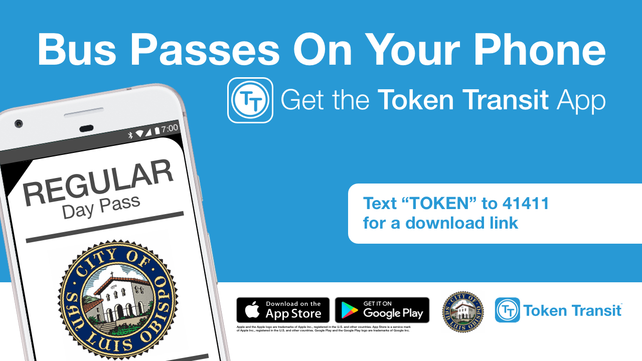 SLO Transit's Token Transit App.