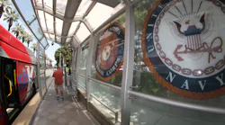 Omnitrans bus shelter.