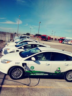 CCTRA&apos;s all-electric relief vehicles.