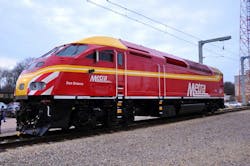 Locomotive named for retiring CEO/Executive Director Don Orseno. Locomotive named for retiring CEO/Executive Director Don Orseno.